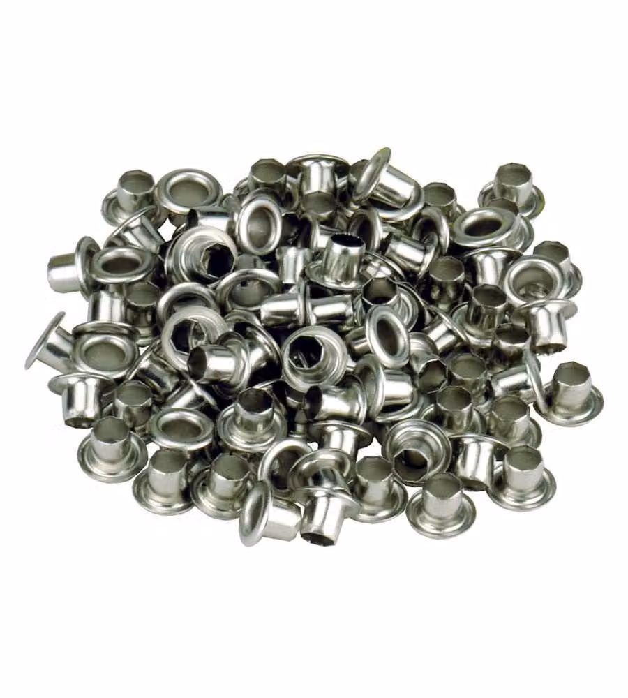 Occhielli  5,5 mm. 100 pz