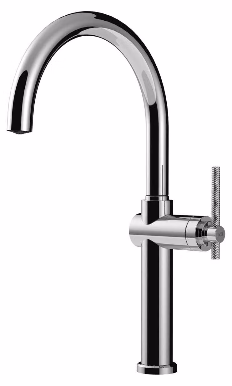 Gessi 60670, Tahem, Chrom, Maniglia a leva, Autorigomante, 3/8", Tipo J