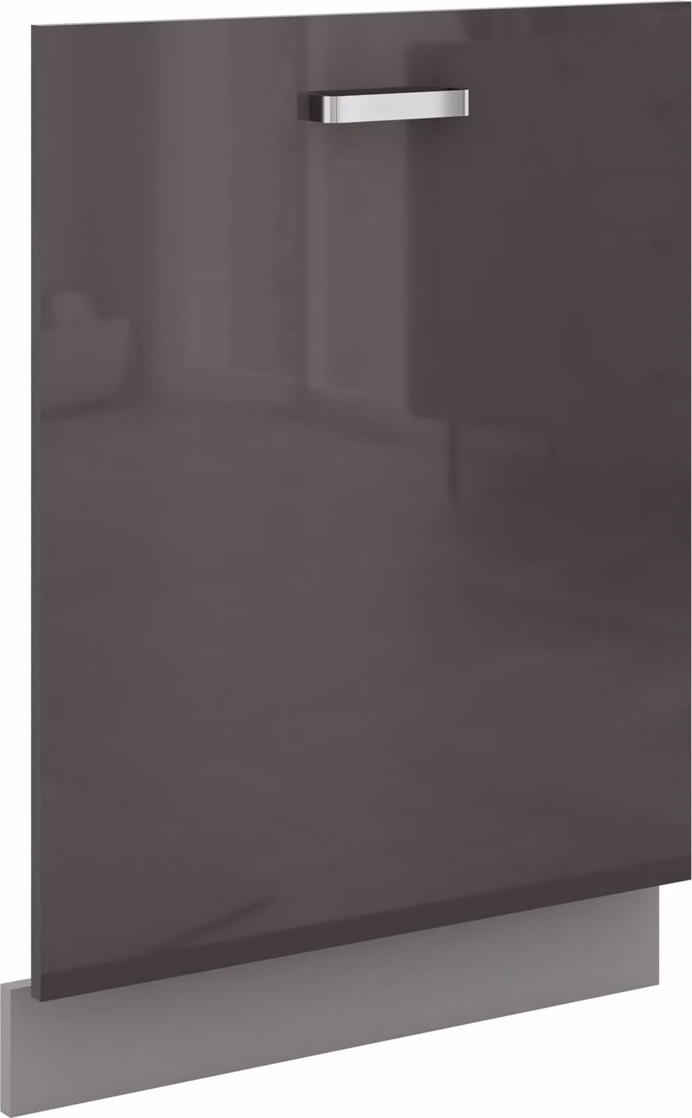 Lavastoviglie a pannello frontale completamente integrata 60 cm grigio cucina lucida Grey Bianca
