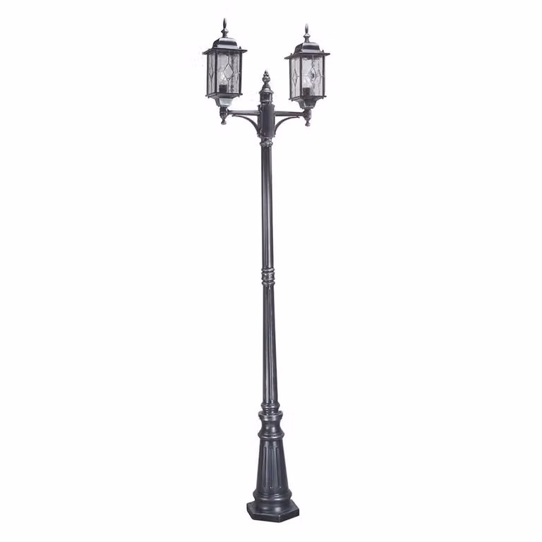Grande lanterna da giardino nera E27 60W Wexford Elstead