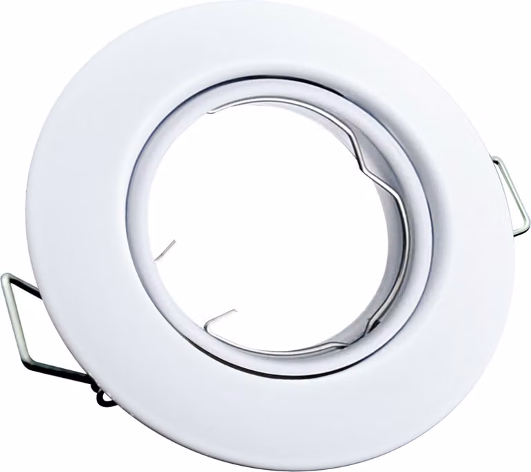 Lampada da incasso orientabile - IOA90W1 rotonda bianca OPIN 306388 Polux