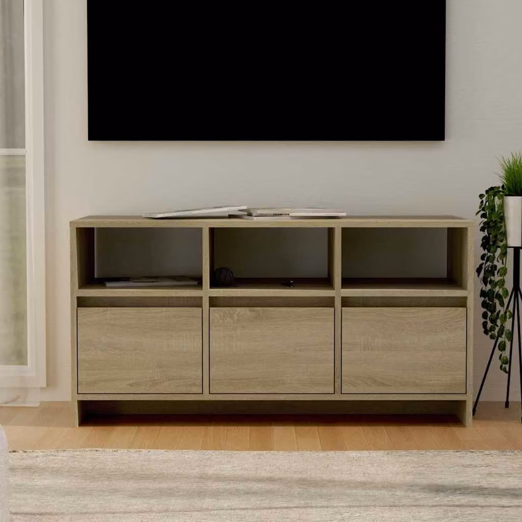 Mobile Porta TV vidaXL Rovere Sonoma Beige L 102 cm x P 37,5 cm x H 52,5 cm