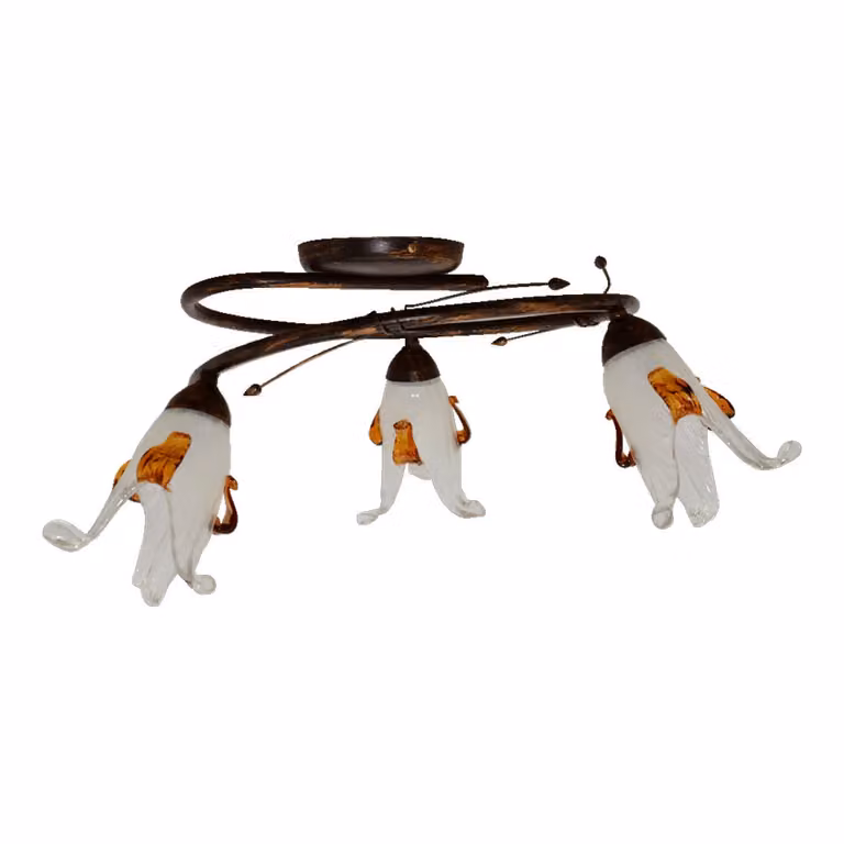 Plafoniera ROTO 3xE14/40W, rame scuro L: 450, L: 450, H: 300, dimmerabile