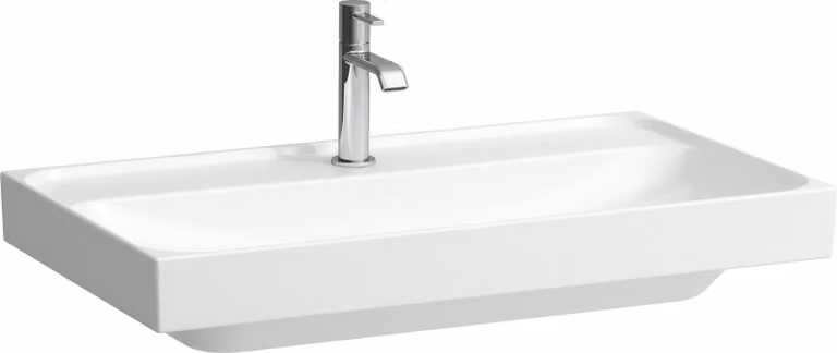 LAUFEN MEDA lavabo à poser, poncé, 800x460mm, 3 trous pour robinet, sans trop-plein, H8161170001581, H8161170001581
