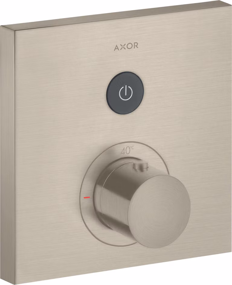 hansgrohe AXOR Starck ShowerSelect Thermostat carré à encastrer pour 1 consommateur, 36714820, 36714820