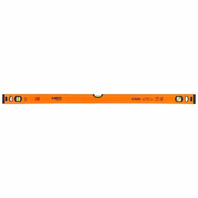 NEO TOOLS livella in alluminio, fiala protetta, precisione m | livella in alluminio | 100 cm