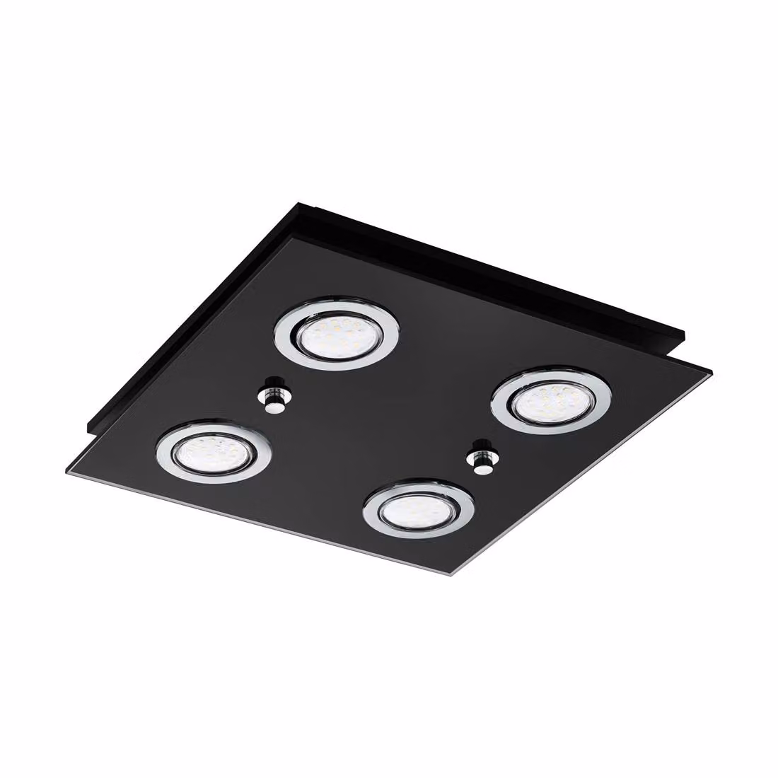 Eglo 33804 GRATTINO LED parete/soffitto 4x2,8W 290x290mm Nero
