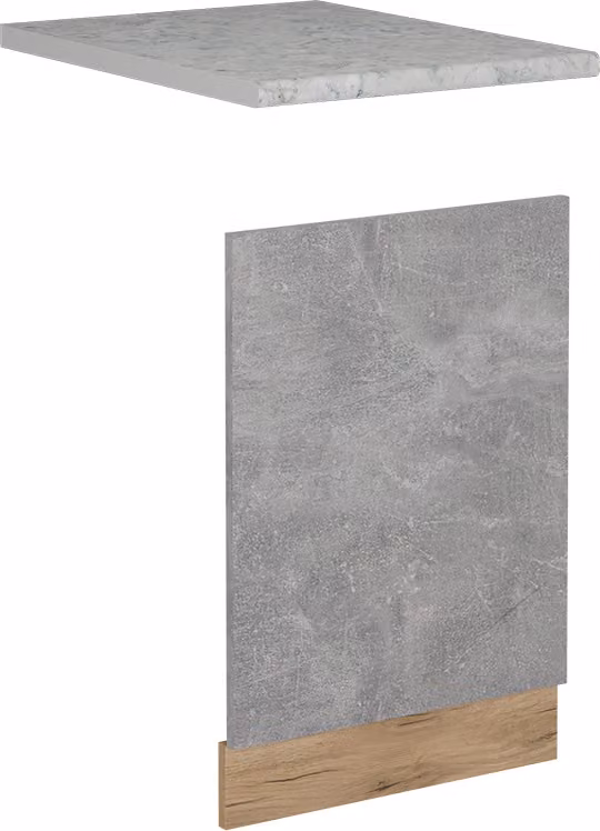 Pannello frontale Vicco R-Line Calcestruzzo 45 cm , PL Marmo, Model 54223