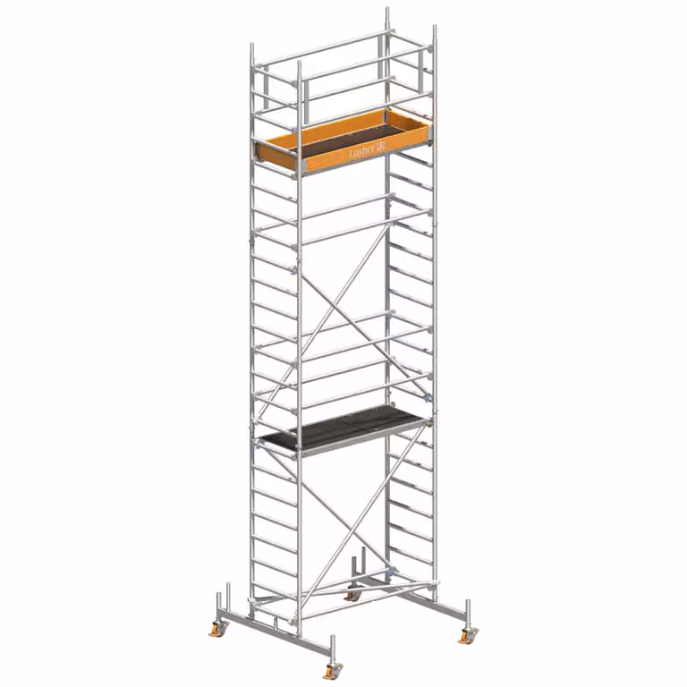 Ponteggio mobile Layher Uni Leicht Montaggio standard 7,26 m AH