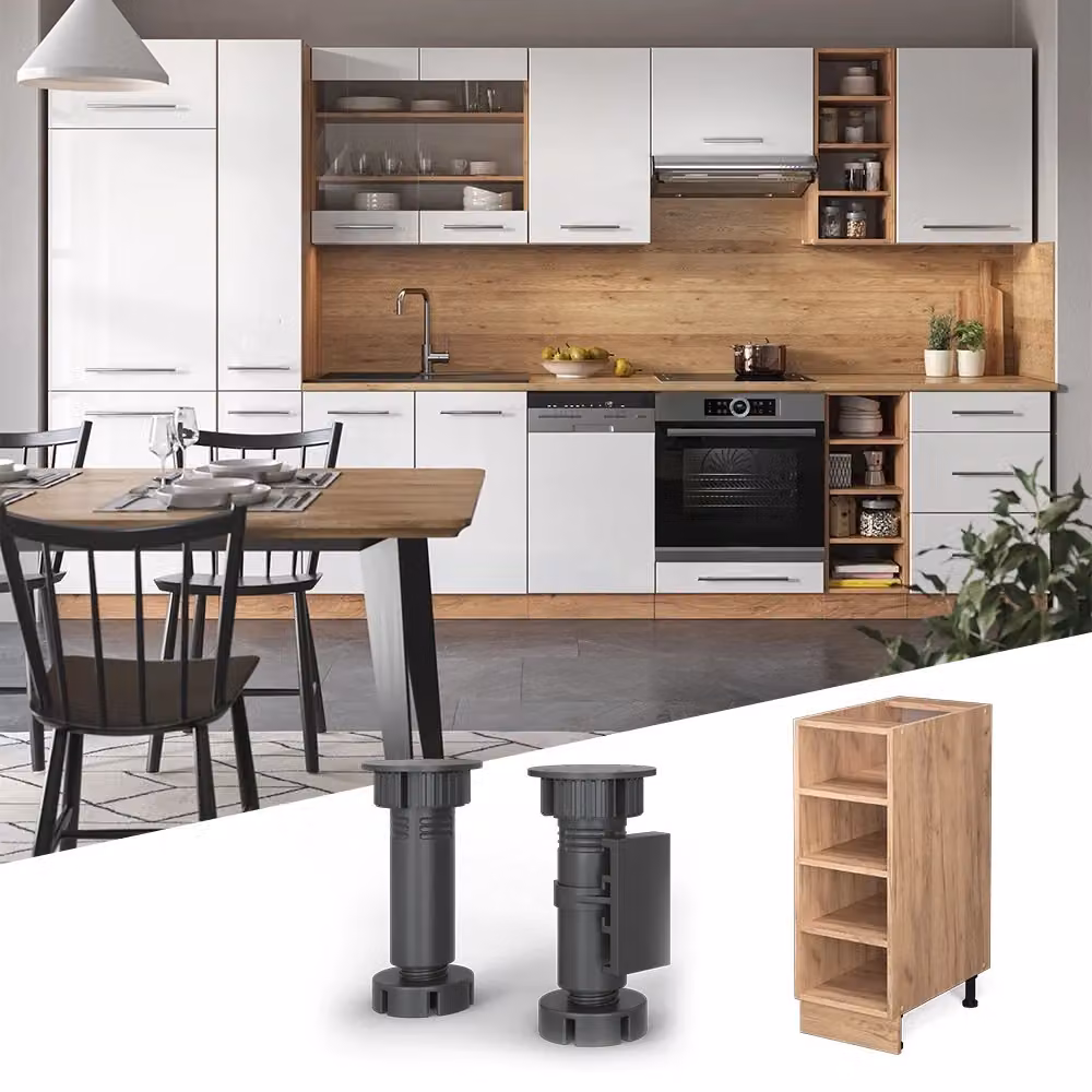 Scaffale da cucina Fame-Line Vicco in Rovere dorato e Antracite, L: 30 cm – 2