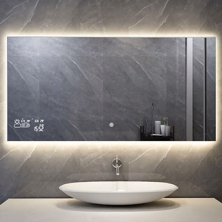 Specchio intelligente con illuminazione a LED Riscaldamento a infrarossi 60X120 500Watt