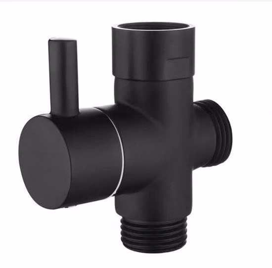 Miscelatore a tre vie per doccia - soffione doccia - con anelli in gomma - attacco G1/2 pollici - 64 x 65 mm