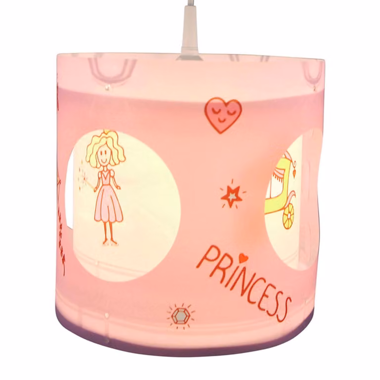 Niermann Standby Lampada a sospensione Prinzessin, dimmerabile, Violetto / Fucsia / Rosa, Cameretta, Plastica, Lampada a sospensione