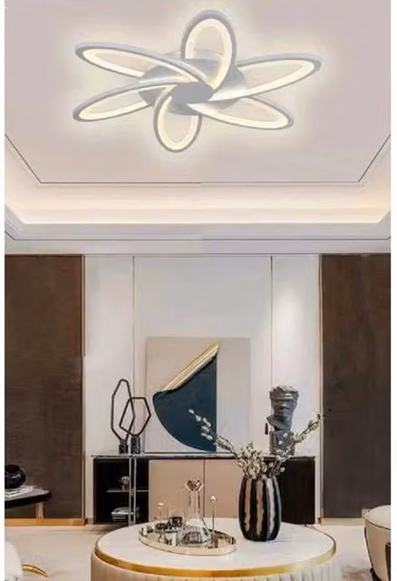 Plafoniera LED Moderna Trade Shop Traesio Bianca con Luce Regolabile CCT 59W