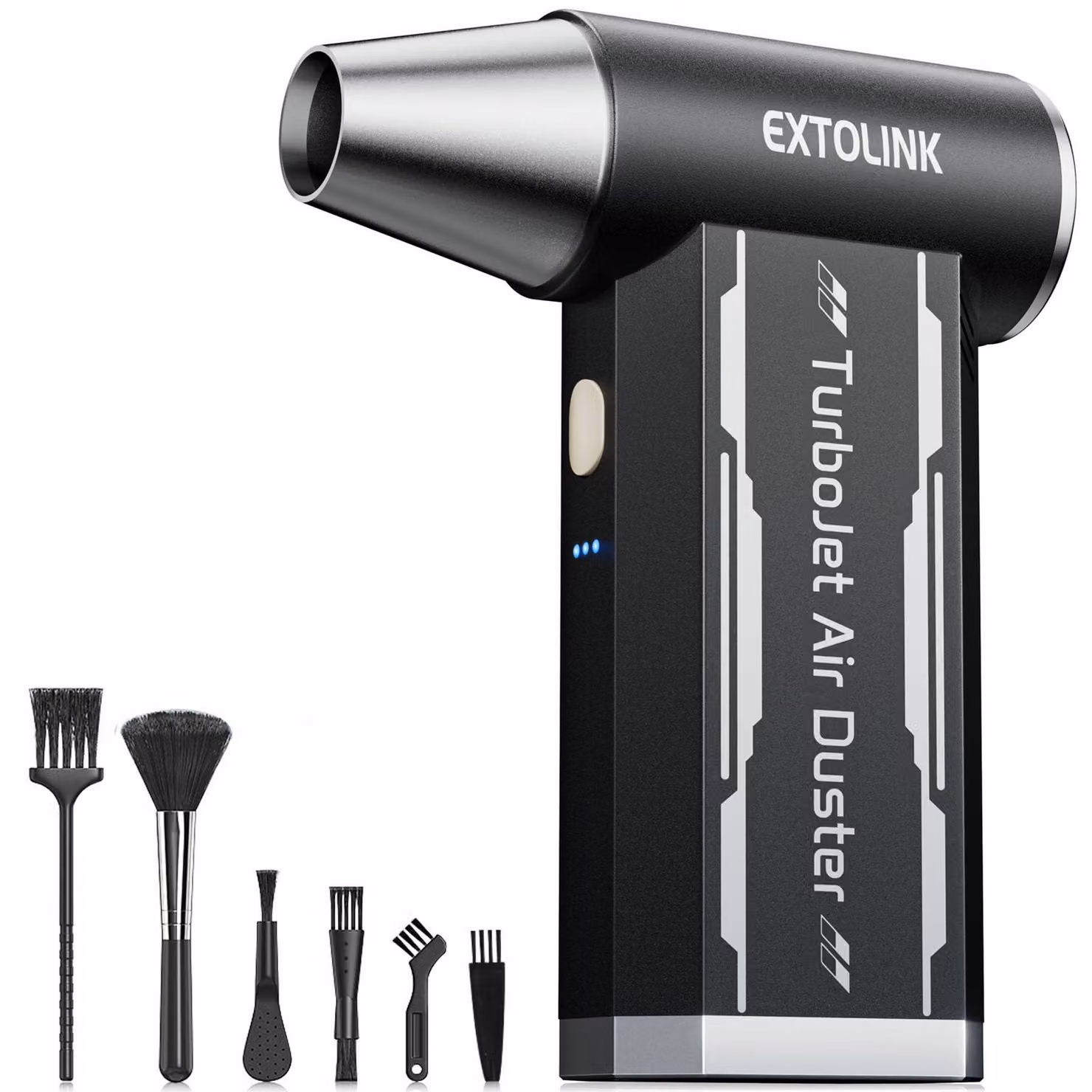 Aspirapolvere elettrico portatile, 180.000 giri/minuto, batteria da 8000 mAh