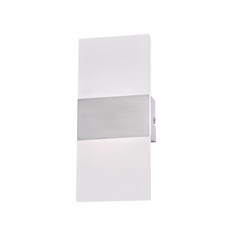 FISCHER & HONSEL Applique da parete FODER, Alluminio / Grigio / Zincato, Soggiorno / Sala da pranzo, Metallo, Moderno, Applique