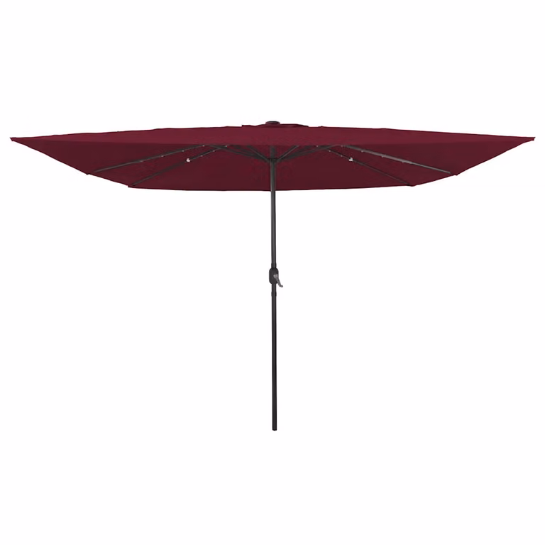 Ombrello da giardino vidaXL Rosso Bordeaux L: 295 cm, P: 295 cm, H: 245 cm