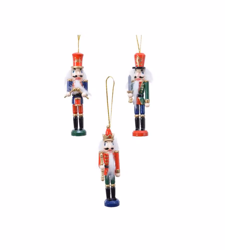 Decoro schiaccianoci 4x3xh12,5 cm assortiti