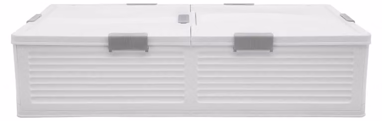 Elzusha - Contenitore portaoggetti sotto il letto, con coperchio, grande capacità, dimensioni 101 x 51,5 x 24 cm