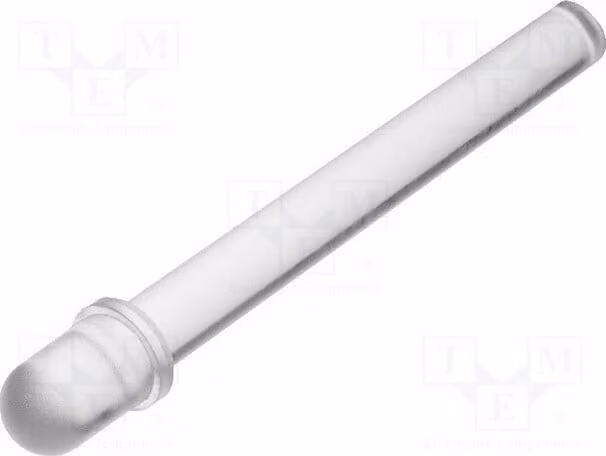 1 fibra ottica per LED, diametro 5 mm, rotonda, dritta, modello PLP5-1500, per tecnologia LED