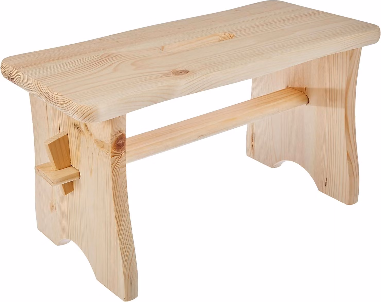 Poggiapiedi per il comfort - Legno dolce - 1 pezzo - 39 x 19 x 20 cm