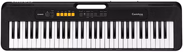 Tastiera musicale Casio CT-S100BK colore nero con connessione USB-C e jack da 3,5 mm
