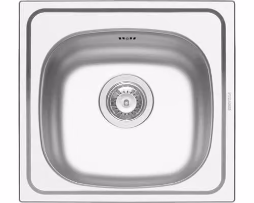 Lavello in acciaio inox Pyramis E 33 465 x 435 mm 100140001