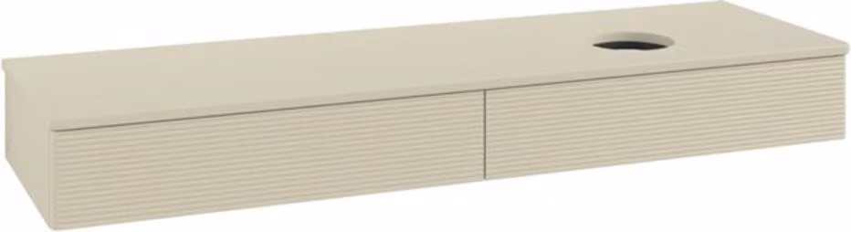 V&B Mobiletto con struttura frontale - illuminazione Antao 160x50cm, WBP colore Lac, si Gr m laccato