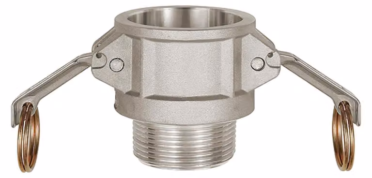 Raccordo rapido Riegler Kamlok con AG, tipo B, alluminio, R 1 1/4