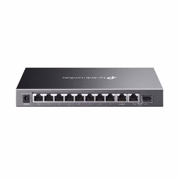 Switch di rete gestito TP-Link Omada ES210GMP Gigabit Ethernet con supporto PoE, nero – 2