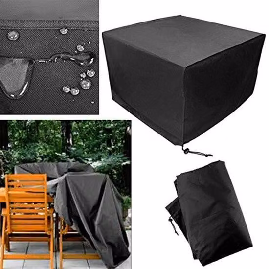 Pouf da giardino - Sedia da giardino - Impermeabile - Resistente agli strappi - 120x120x74 cm