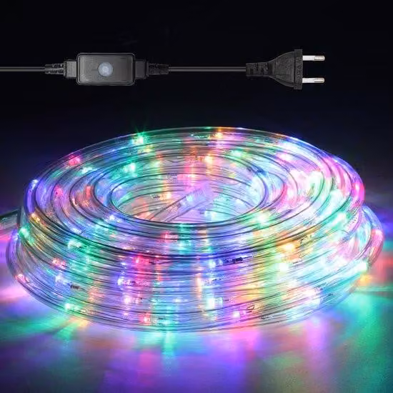 Striscia LED da 10 metri - Tubo LED impermeabile - 240 LED per uso esterno, giardino, Natale - Cambio colore - Lunghezza 10 metri - Adatta per interni ed esterni - Decorazione natalizia e di Natale