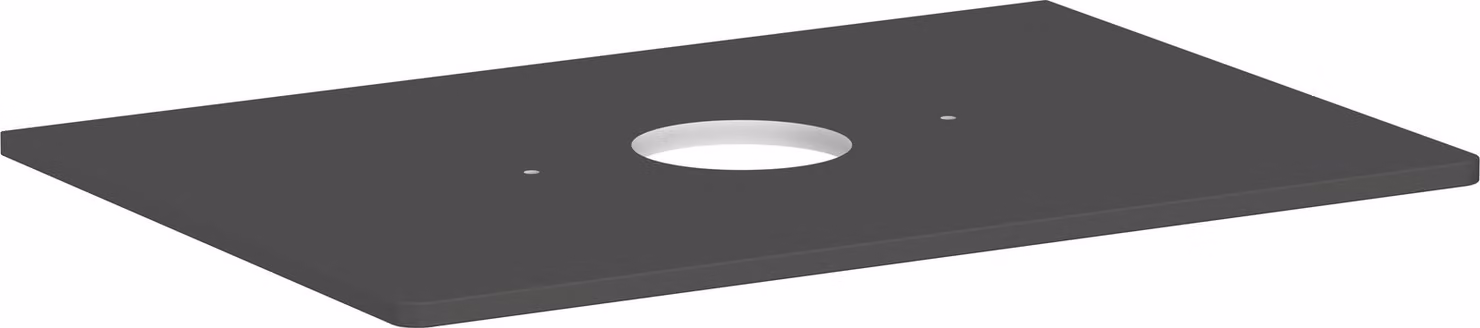 hansgrohe Xelu Q Console avec découpe ronde au centre, 780x550, pour vasque à poser, sans trou pour robinet, 54113910, 54113910