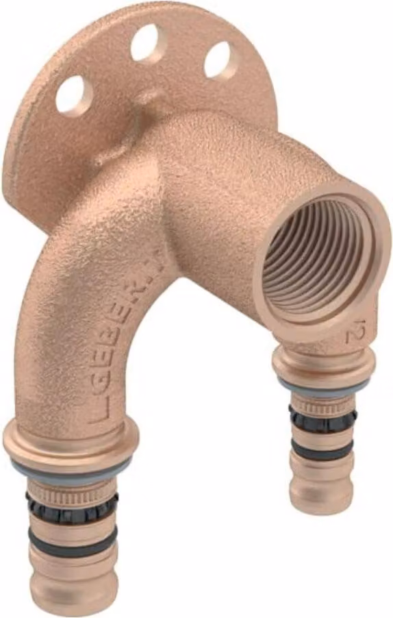 Geberit Mepla doppio angolo di connessione 90 gradi canna di fucile 26mm x 1/2 "IG x 20mm L.:52mm