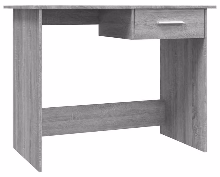 Solidchoice - Scrivania "Bureau Grijs Sonoma" 100 x 50 cm con cassetto