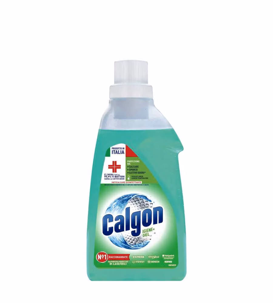 Calgon Gel Igiene Plus Anticalcare Disinfettante 750ml per Lavatrici