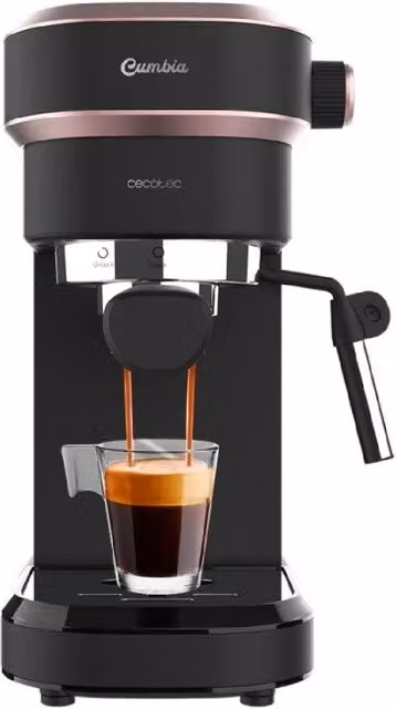 Macchina da caffè espresso Cecotec Cafelizzia 890 Rose con sistema Thermoblock e lancia vapore, colore rosa