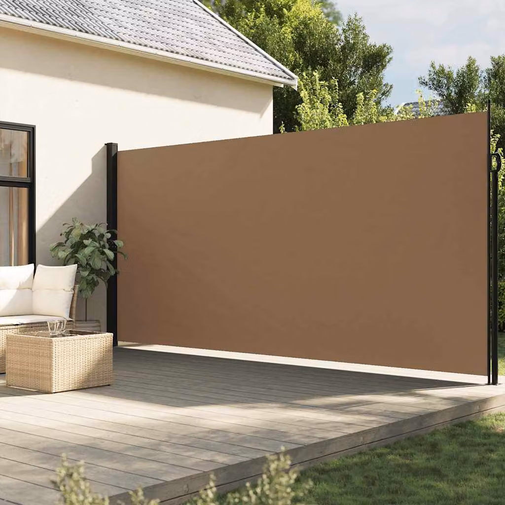 vidaXL Tenda da Sole Laterale Retrattile in Poliestere e Acciaio, L: 300 cm, P: 200 cm