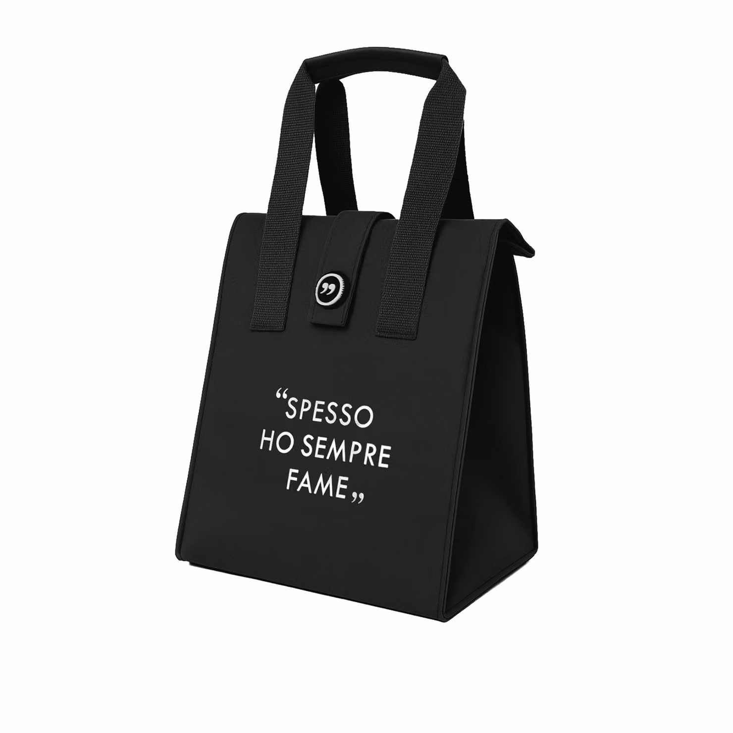 Borsa porta pranzo termica nera da 12 L in tessuto – 2