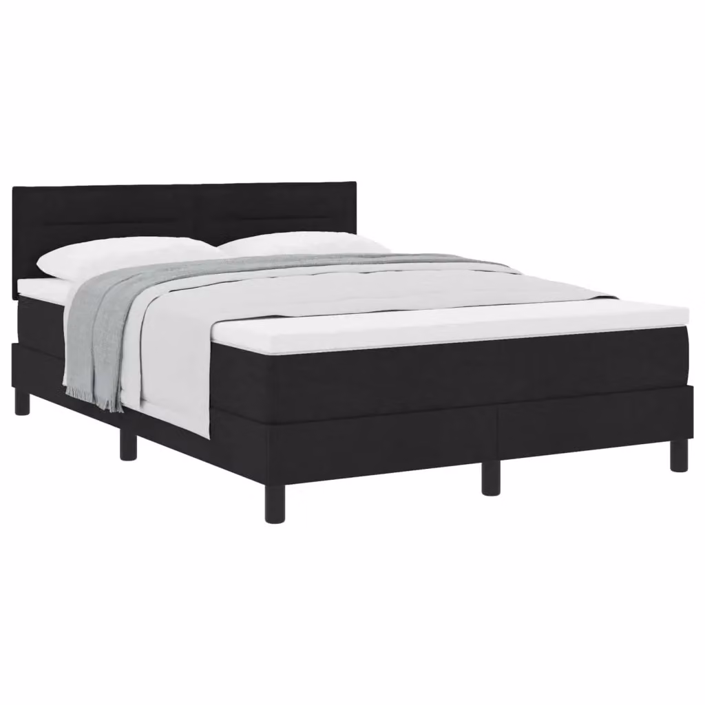 Letto ibrido con materasso a molle e schiuma vidaXL Nero L 140 x P 200 cm – 2
