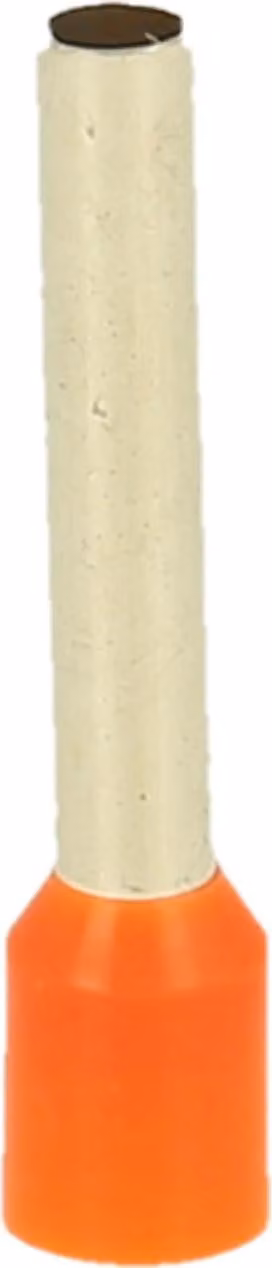 Capicorda DIN 46228 parte 4 isolati, misura L, codice colore TM sezione 4 mm² arancione - 1 pezzo