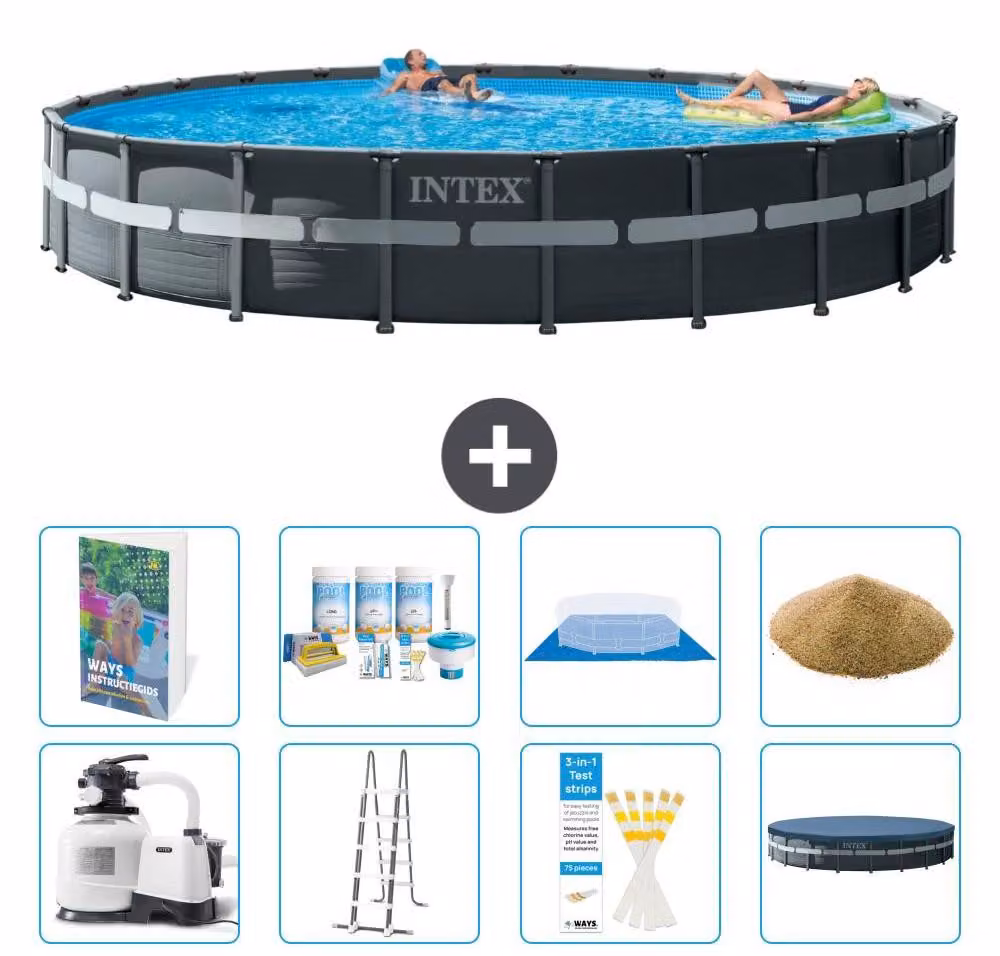 Ultra XTR Pool Rund - 732x132 cm - Set da 7 pezzi, modello S569