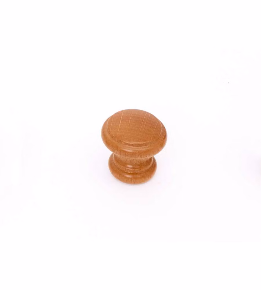 Pomolo rigato noce diametro 40 mm