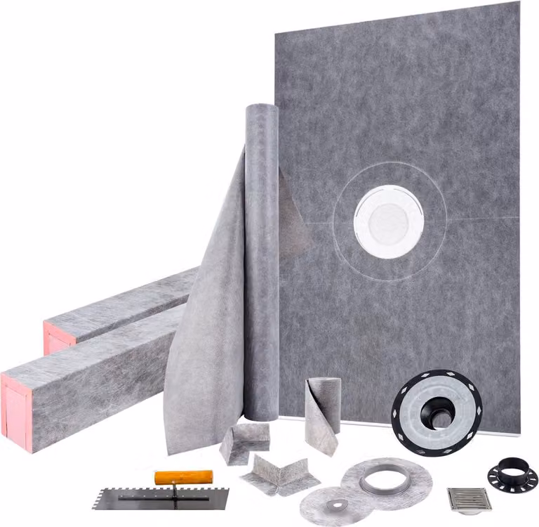 Kit doccia impermeabile Kit doccia Piatto doccia 48''x72'' con scarico centrale ABS