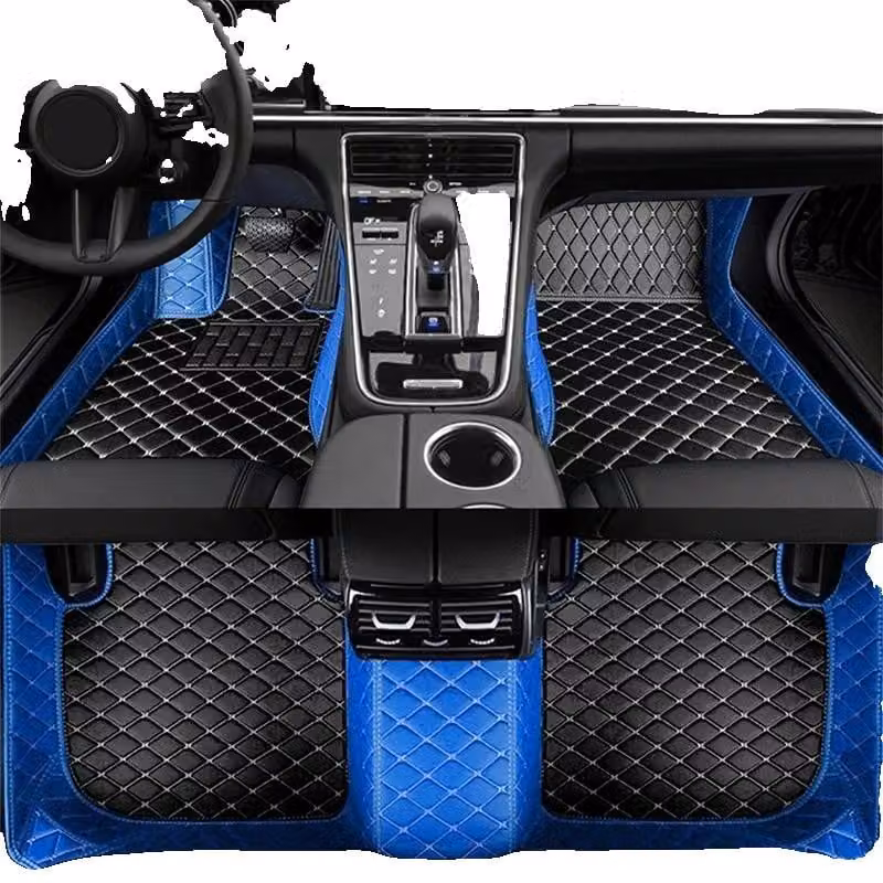 Tappetini per auto, tagliati al laser in 3D, design antiscivolo, set di 3 pezzi, modello 18-a, per auto con guida a destra