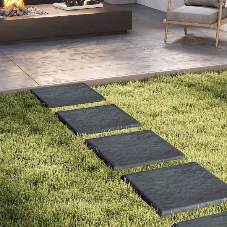 Passerelle decorative per giardino Costway in plastica grigia resistenti alle intemperie