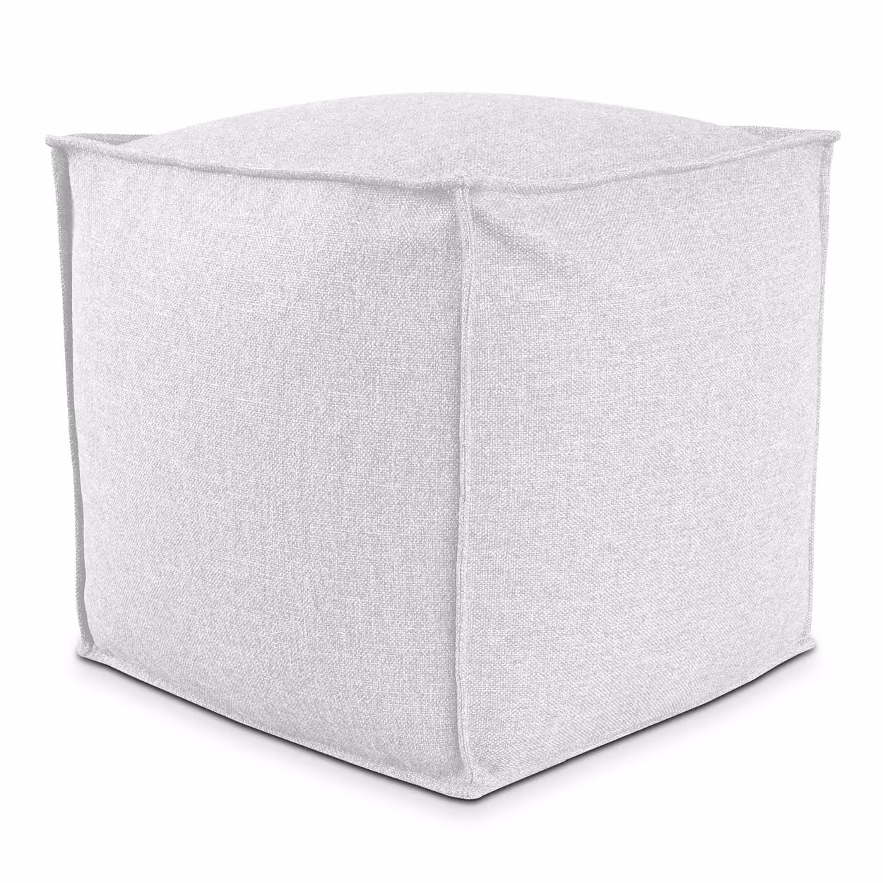 POUF QUADRATO PIUMA 100x100 cm Grigio