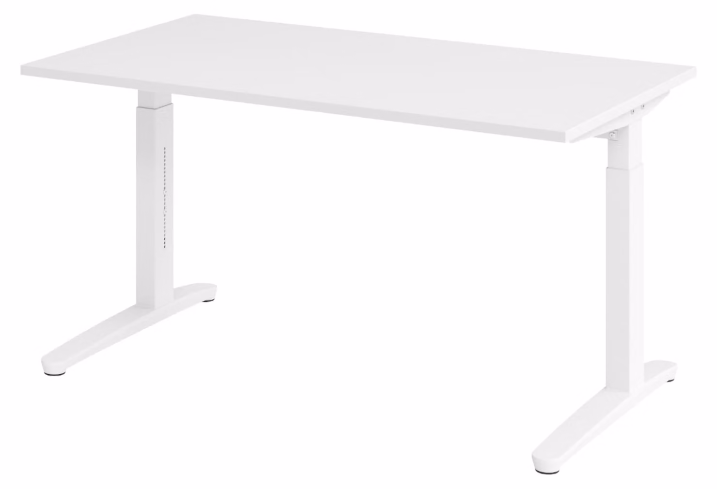 Scrivania bümö Serie-XB - Finitura: Bianco, Struttura: Bianco, Dimensioni: 140 x 80 cm