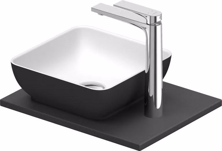 Duravit Sivida Set lavabos rectangulaires incl. console 410x330x123mm, 268023FI00, 268023FI00