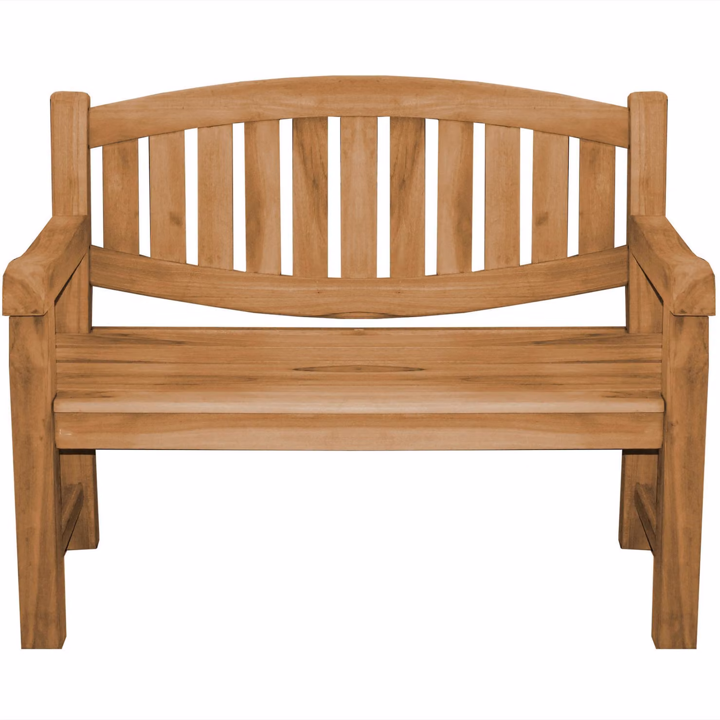 Gartenbank Teakholz Extra Stark Bergomo 120cm Massivholz Wetterfest